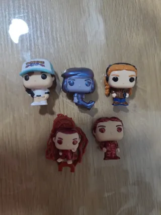 Pack 5 Funkos Kinder Joy Stranger Things