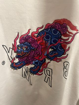 Sudadera Grimey Blanca con Diseño