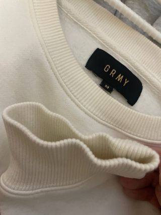 Sudadera Grimey Blanca con Diseño