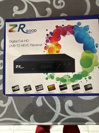 ZR GOOD Receptor Digital Full HD DVB-T2 HEVC