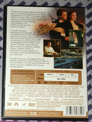 Colección 5 Películas DVD Leonardo DiCaprio