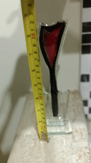 Scultura Tulipano in vetro di Maciej Habrat