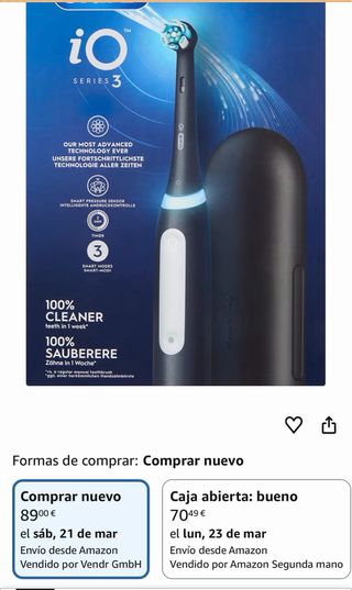 Oral-B iO Serie 3 Cepillo Eléctrico