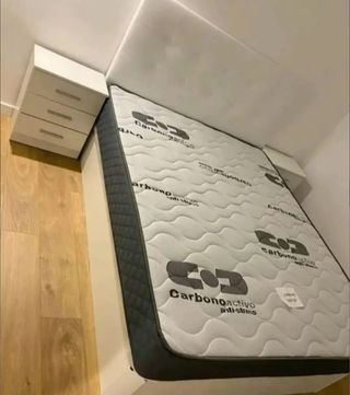 Canapé cama individual gris