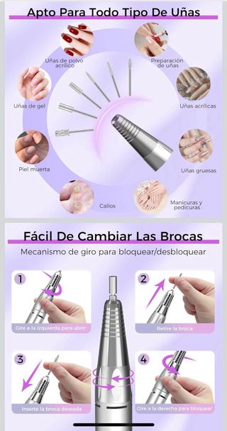 Torno Uñas Profesional Nailgirls T17