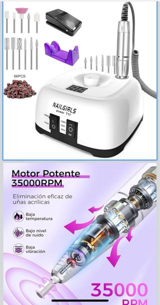 Torno Uñas Profesional Nailgirls T17