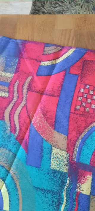 3 retales GRANDES 6.5 x2.80 tela estampada