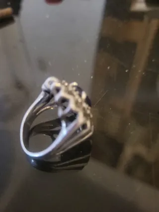 Anillo Plata Antiguo con circonitas de calidad