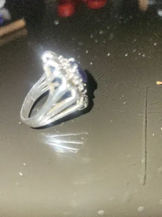 Anillo Plata Antiguo con circonitas de calidad