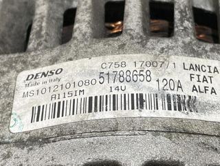 Fiat 101714 ms1012101080 alternador bravo 1.4 16v