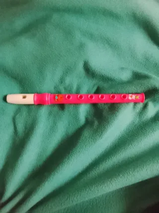 Flauta dulce rosa para niños