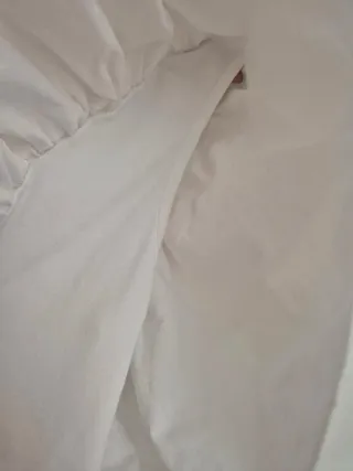 Body Zara volantes blanco