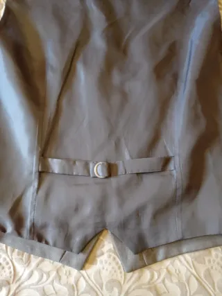 Chaleco de traje gris