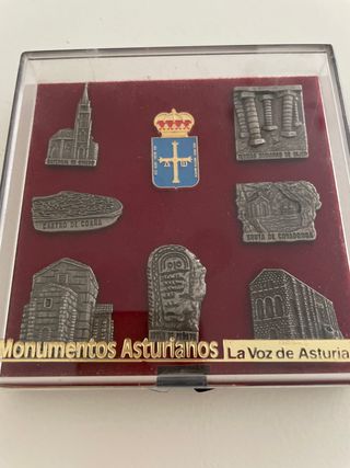 Lote Pins Monumentos Asturias