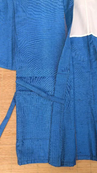 Kimono Haori Japonés Azul