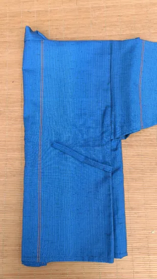 Kimono Haori Japonés Azul