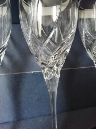 Servizio 6 Calici Vino in Cristallo molato nuovi