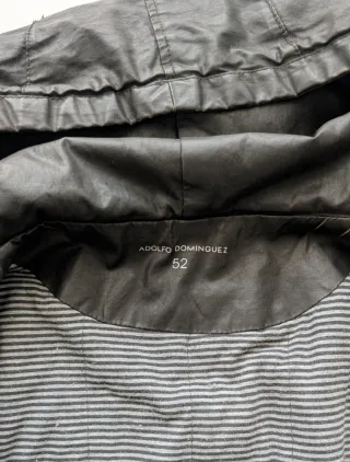 Parka Adolfo Domínguez Marrón Entretiempo