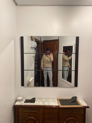 Espejo artesanal moderno y vintage