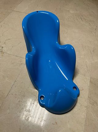 Asiento para bañera de bebé azul