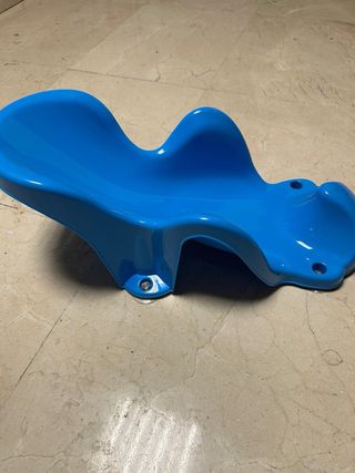 Asiento para bañera de bebé azul