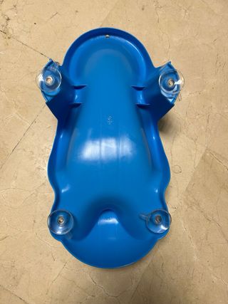 Asiento para bañera de bebé azul