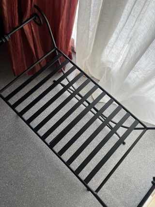 Banqueta de hierro forjado