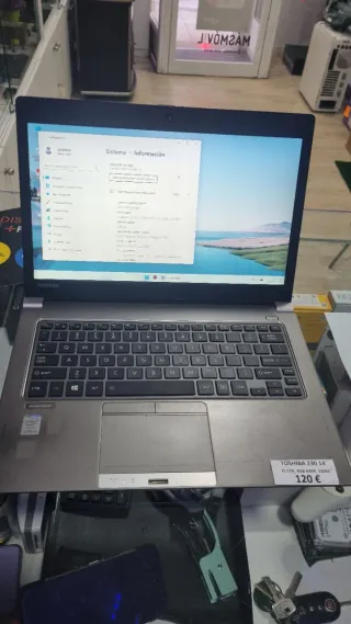 Toshiba Portege Z30 i5 5ª Gen 4GB RAM 120GB SSD