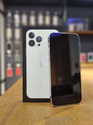IPHONE 13 PRO MAX 256GB PLATA 100% BATERIA