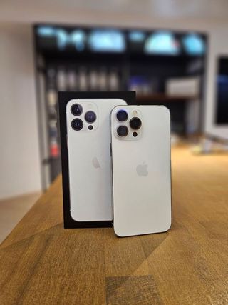IPHONE 13 PRO MAX 256GB PLATA 100% BATERIA