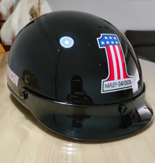 Casco Harley Davidson Negro