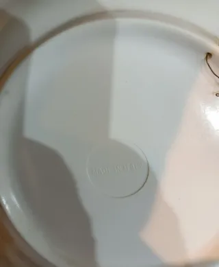 Piatto con Gallo Cedrone in Melamina anni '70