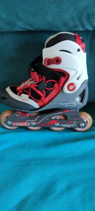 Patines Decathlon Oxelo Expandibles + Protecciones