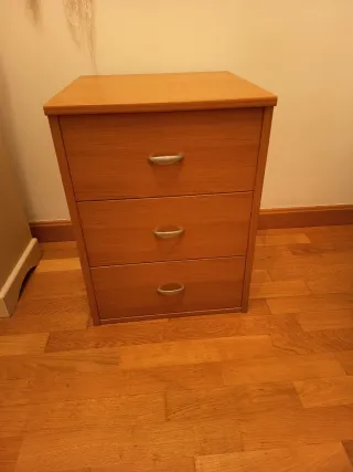 Cajonera de madera 3 cajones