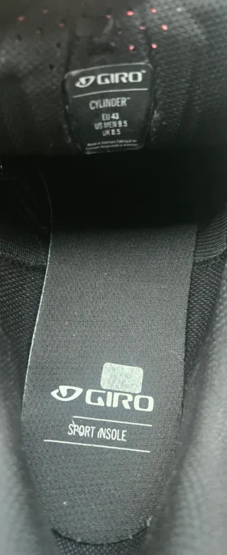 Zapatillas MTB de Giro Negras y Rojas