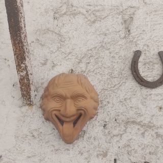 Maschera romana terracotta antica