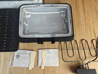Severin Barbacoa de mesa eléctrica con placa