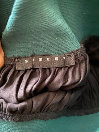 Falda larga Sisley negra talla 34-36