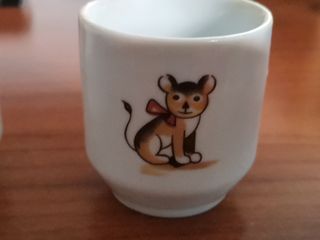 Tazzine decorate con elefanti