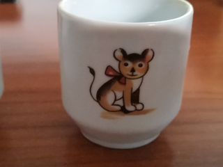 Tazzine decorate con elefanti