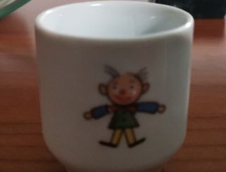 Tazzine decorate con elefanti