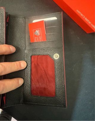 Portafogli Ducati Corse vera pelle nero