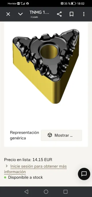 Insertos de Metal Duro