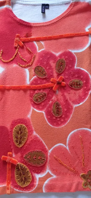 Maglietta maglioncino Anis arancione taglia S