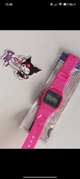 Reloj Casio Digital Vintage Rosa nuevo