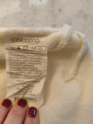 Gorro Billabong blanco