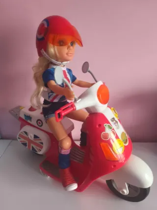 Barbie con moto