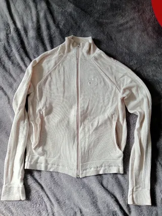 Chaqueta Adidas Blanca Cremallera