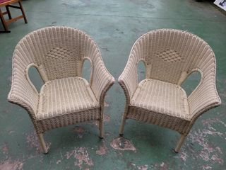 CONJUNTO DE MUEBLES MIMBRE Y RATTAN