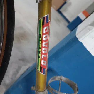 Bicicleta Clásica Covolo Milano Dorada